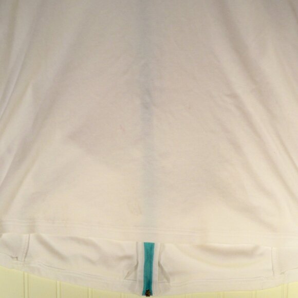 Basic Editions Woman, *White Zip Up Top, 2X - Picture 8 of 8